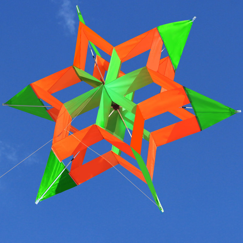 3D-Colorful-Hexagon-Kite-Single-Line-FRP-Plum-Flower-Flying-Kite-Outdoor-Sport-Kids-Adult-Fun-Toys-1838192-2