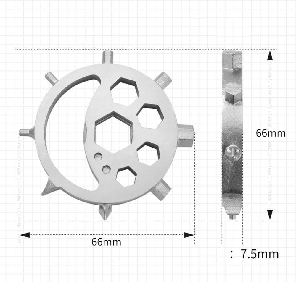 15-in-1-Snowflake-Hexagonal-Wrench-Carbon-Steel-Multifunctional-Tool-EDC-Outdoor-Portable-Tactical-S-1934274-7