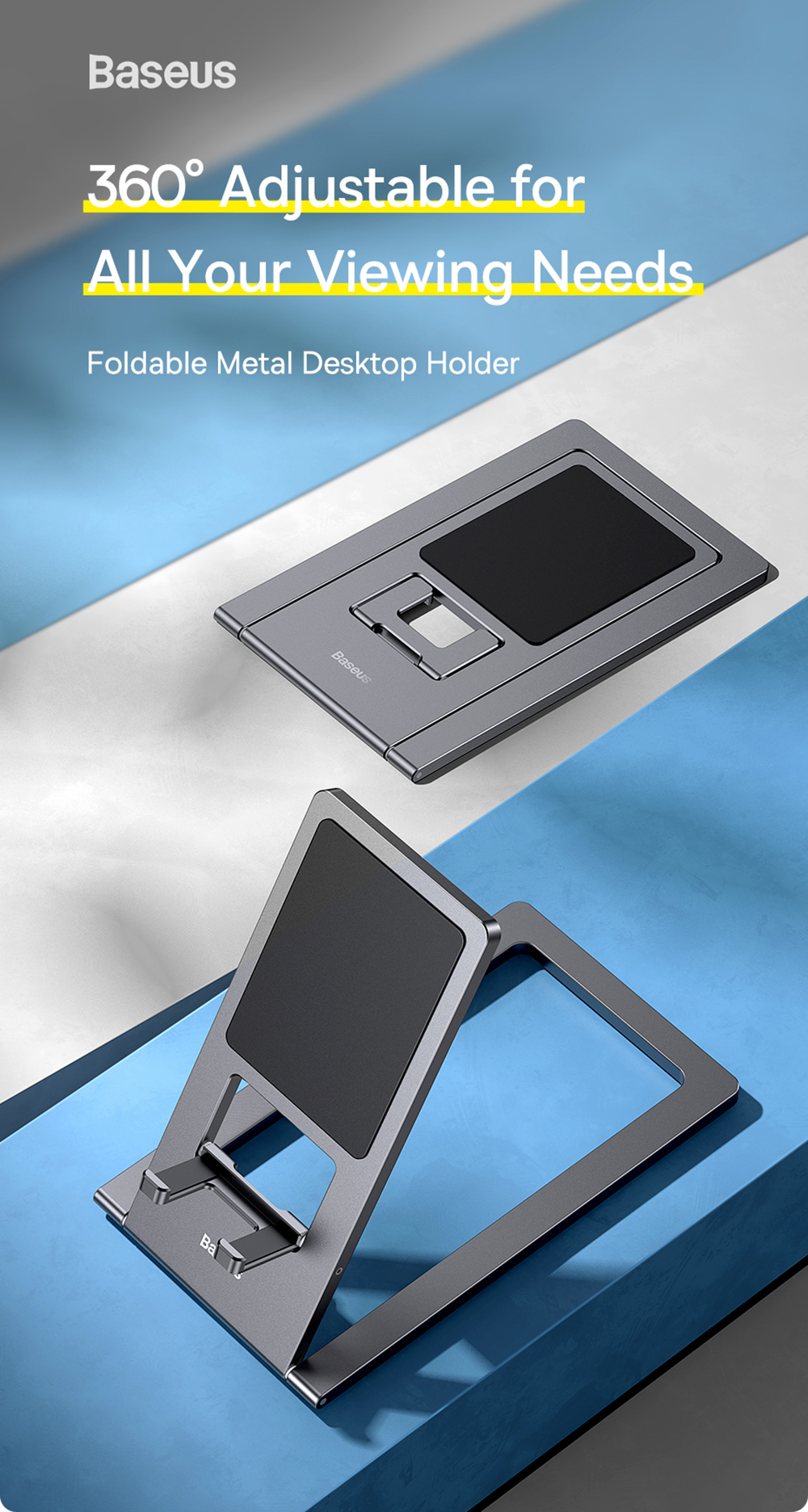 BASEUS-Foldable-Metal-Desktop-Holder-For-Tablet-Mobile-Phone-Flat-Stand-Notebook-Stand-Laptop-Suppor-1932920-1