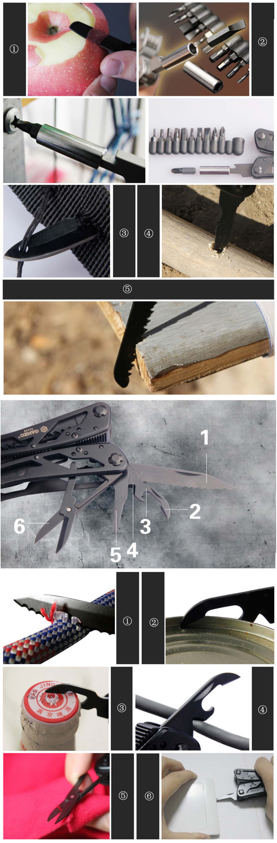 GANZO-G202B-24-in-1-EDC-Knife-Multi-tools-Set-Folding-Pliers-Knife-Pocket-Plier-Crimper-Wire-Cutter--1732908-3