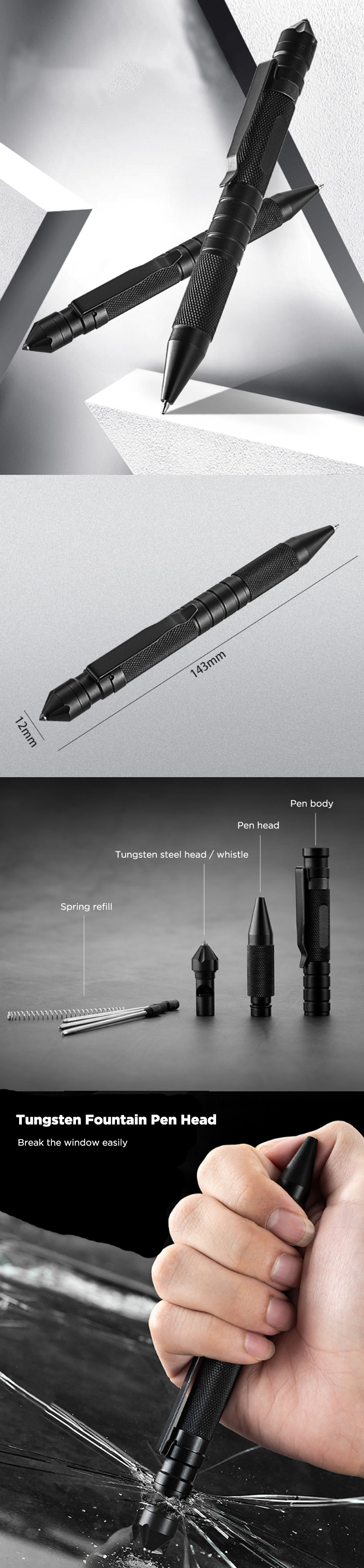 IPReereg-3-In-1-EDC-Tactical-Pen-Aluminum-Alloy-Tungsten-Steel-Head-Whistle-Writting-Emergency-Safe--1616559-1