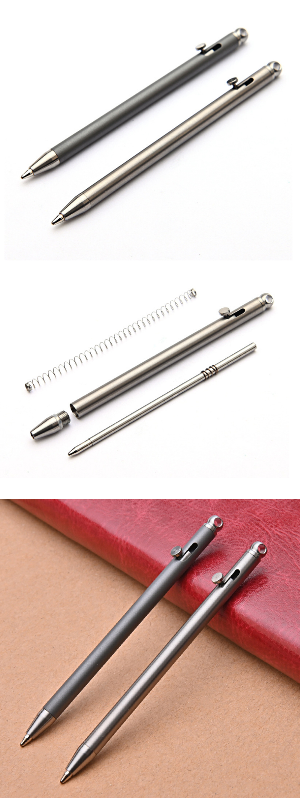 XANESreg-EDC-Titanium-Pen-Mini-Tactical-Key-chain-Metal-Ballpoint-Signature-Bolt-Pen-Outdoor-Camping-1806025-2