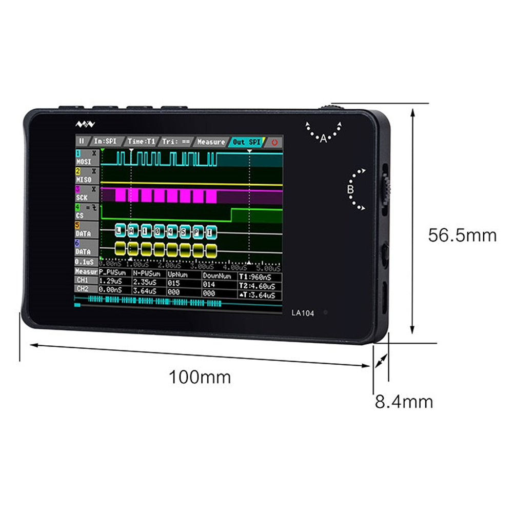 LA104-Digital-Logics-Analyzer-28-inch-Screen-4-Channels-Oscilloscope-SPI-IIC-UART-Programmable-100MH-1320920-10