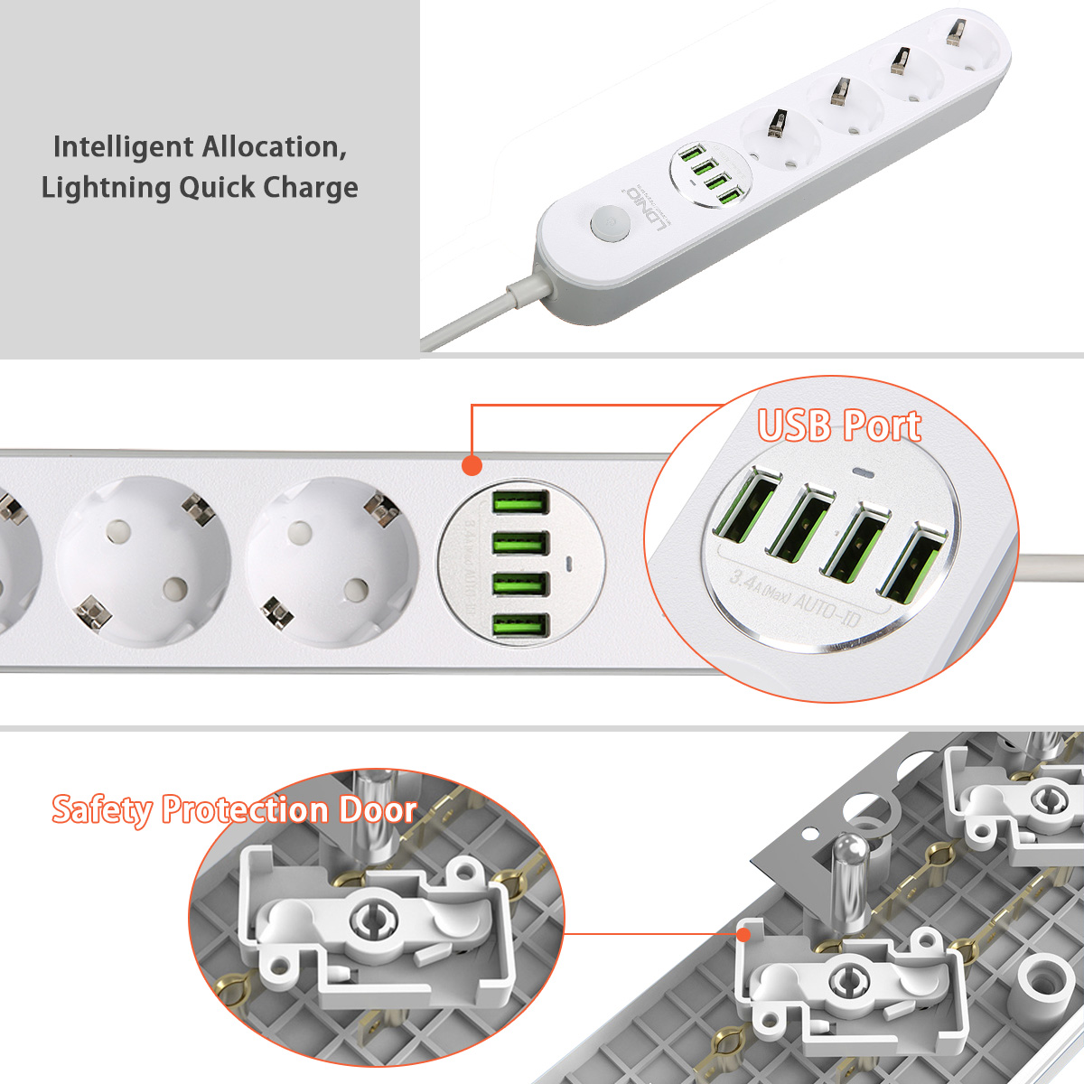 LDNIO-SE4432-Extension-Cord-Socket-Charger-With-4-USB-Ports--4-AC-Sockets-EU-Plug-Fast-Charging-For--1135687-2