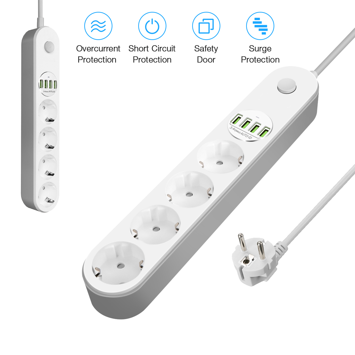 LDNIO-SE4432-Extension-Cord-Socket-Charger-With-4-USB-Ports--4-AC-Sockets-EU-Plug-Fast-Charging-For--1135687-5