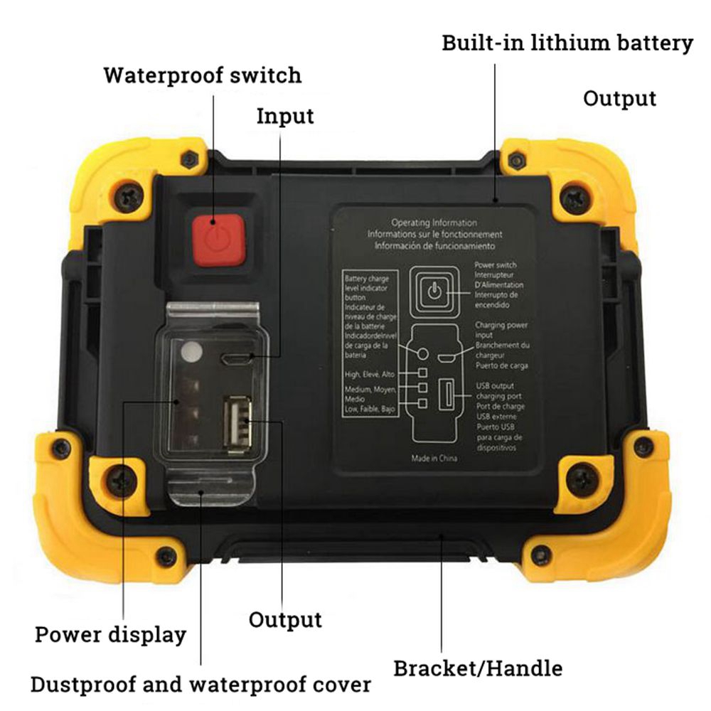 20W-Double-Round-USB-Portable-Waterproof-COB-Camping-Light-Rechargeable-3Modes-LED-Work-Light-1316537-5