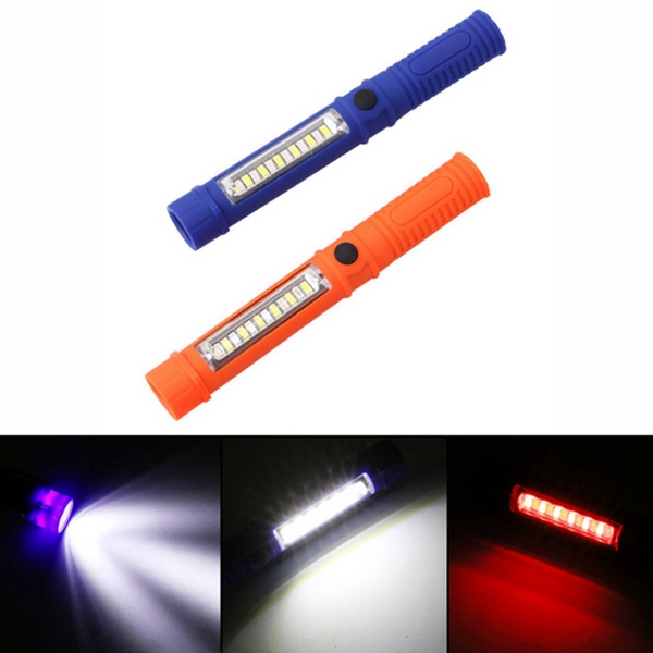 5W-Portable-Mini-LED-COB-Inspection-Work-Pen-Light-Battery-Powered-Magnet-Camping-Flashlight-Torch-1253191-1