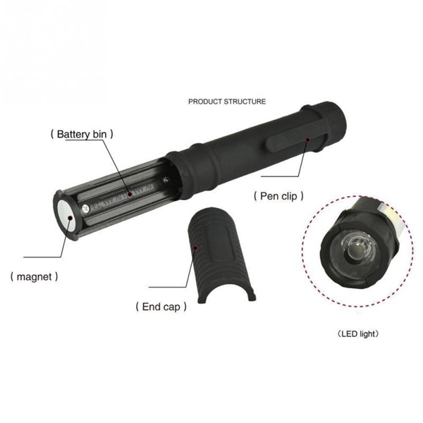 5W-Portable-Mini-LED-COB-Inspection-Work-Pen-Light-Battery-Powered-Magnet-Camping-Flashlight-Torch-1253191-2