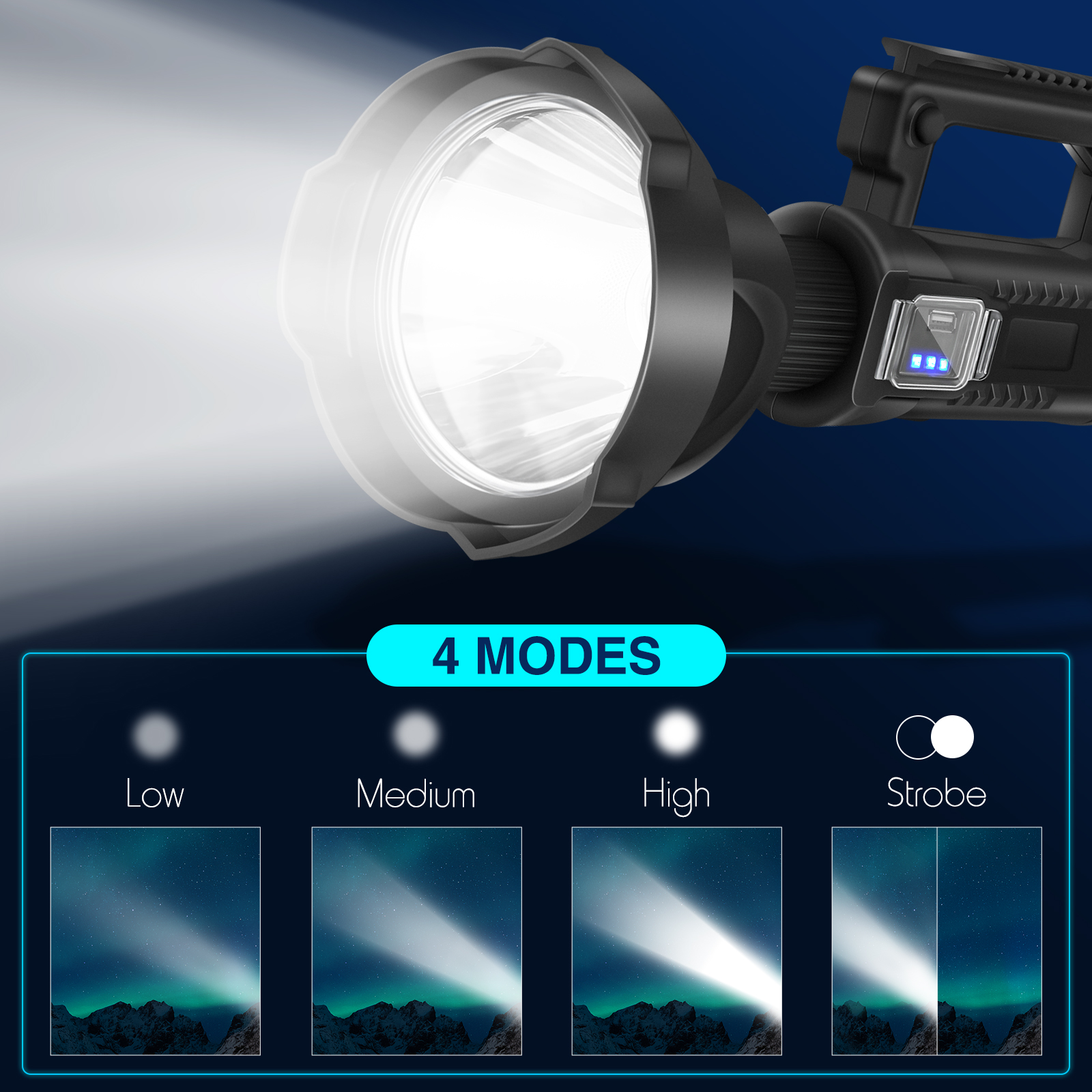 Rechargeable-P70-Spotlight-Flashlight-High-Lumens-Super-Bright-Led-Searchlight-4-Modes-IPX5-Waterpro-1883811-2