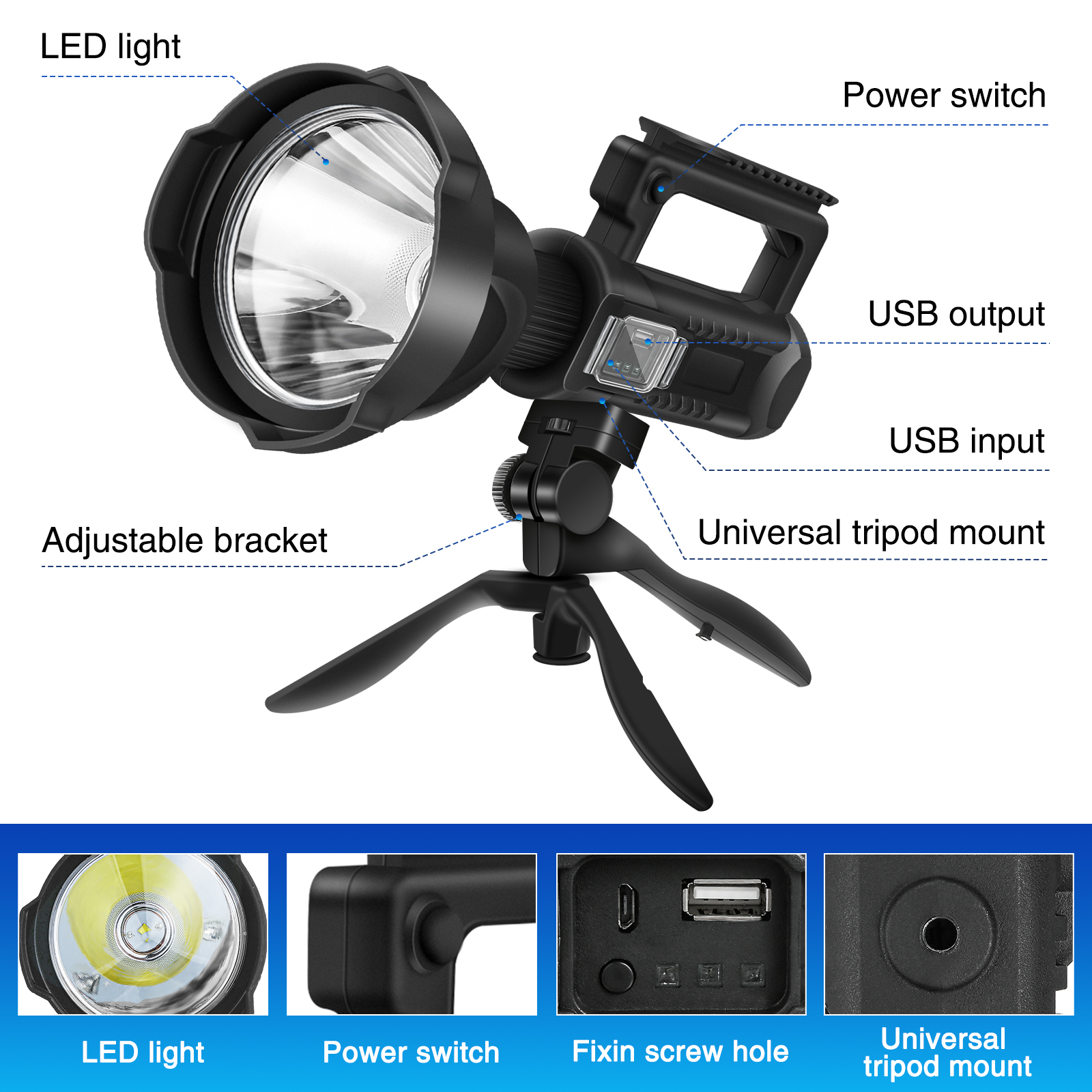 Rechargeable-P70-Spotlight-Flashlight-High-Lumens-Super-Bright-Led-Searchlight-4-Modes-IPX5-Waterpro-1883811-3