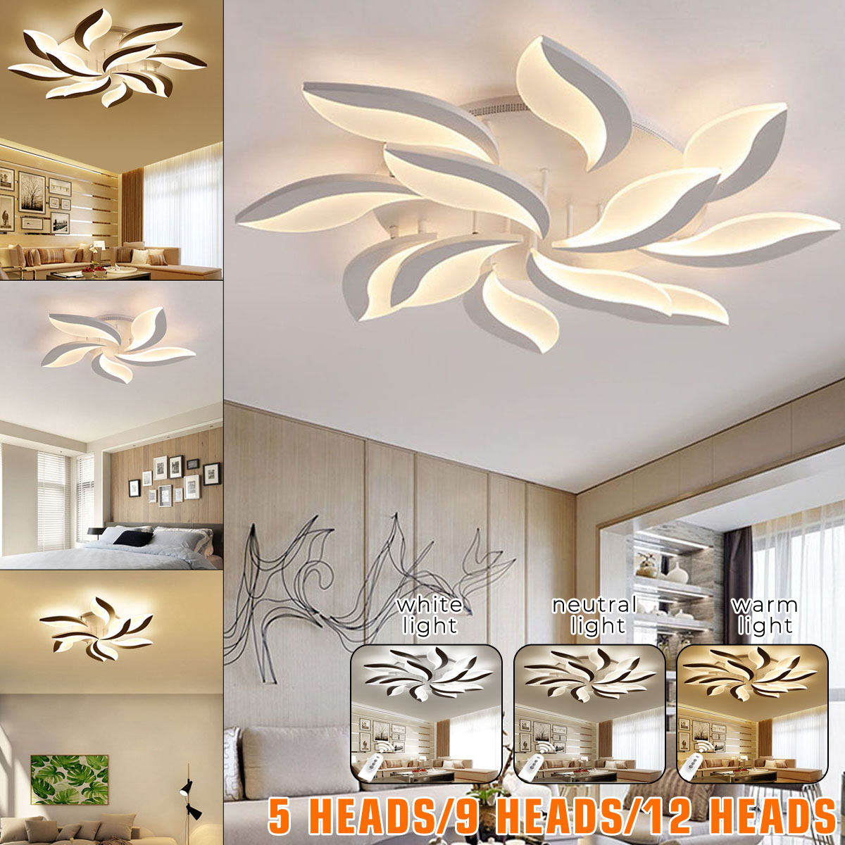 110-220V-LED-Ceiling-Light-Fixture-Pendant-Lamp-Lighting-Flush-Mount-Room-Chandelier-1794831-1