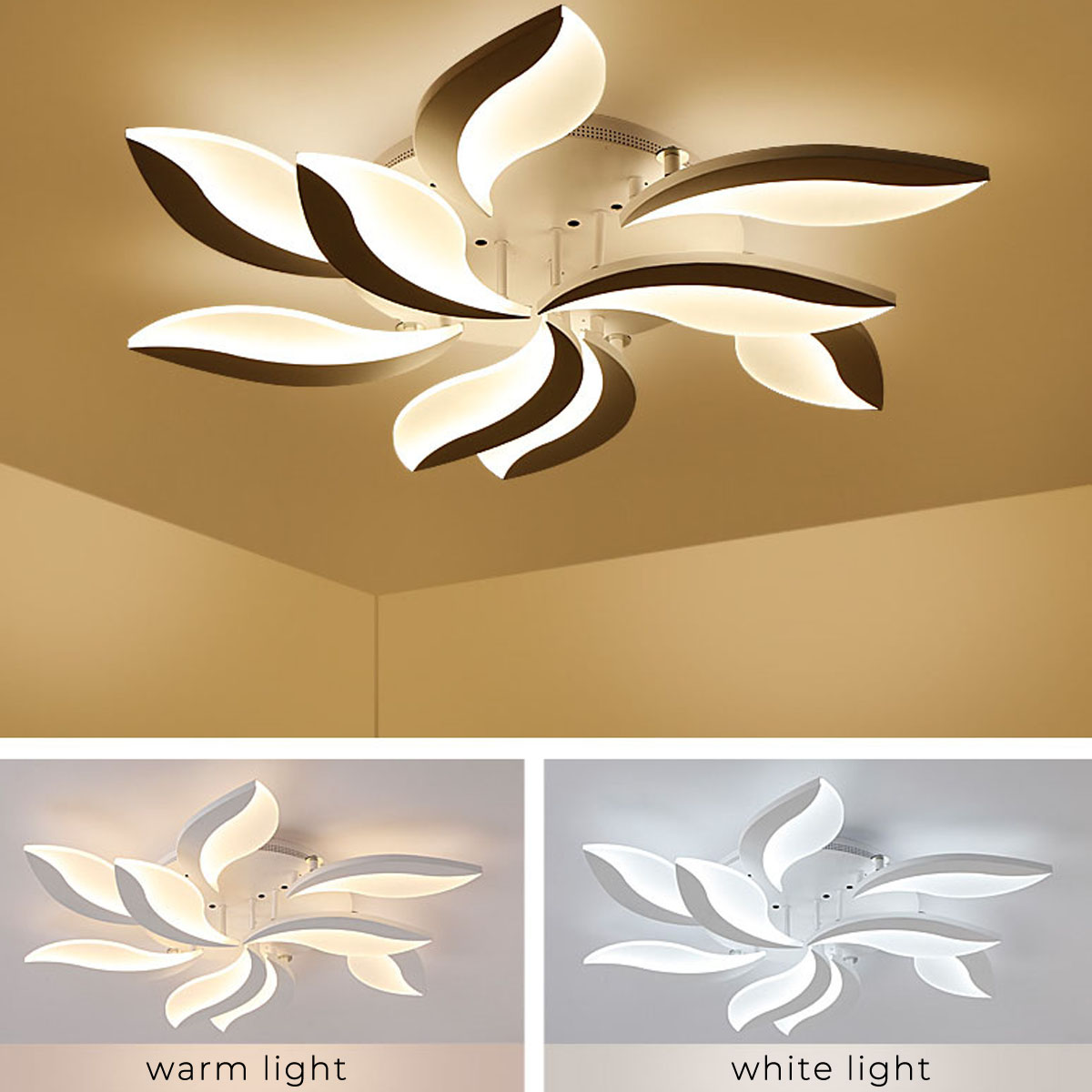 110-220V-LED-Ceiling-Light-Fixture-Pendant-Lamp-Lighting-Flush-Mount-Room-Chandelier-1794831-3