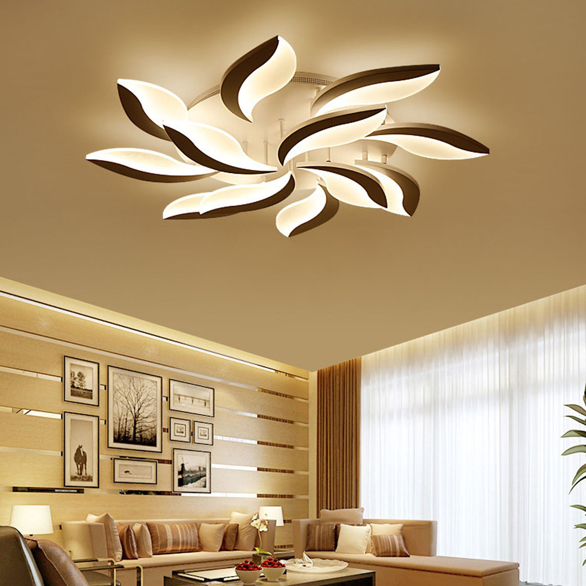 110-220V-LED-Ceiling-Light-Fixture-Pendant-Lamp-Lighting-Flush-Mount-Room-Chandelier-1794831-9