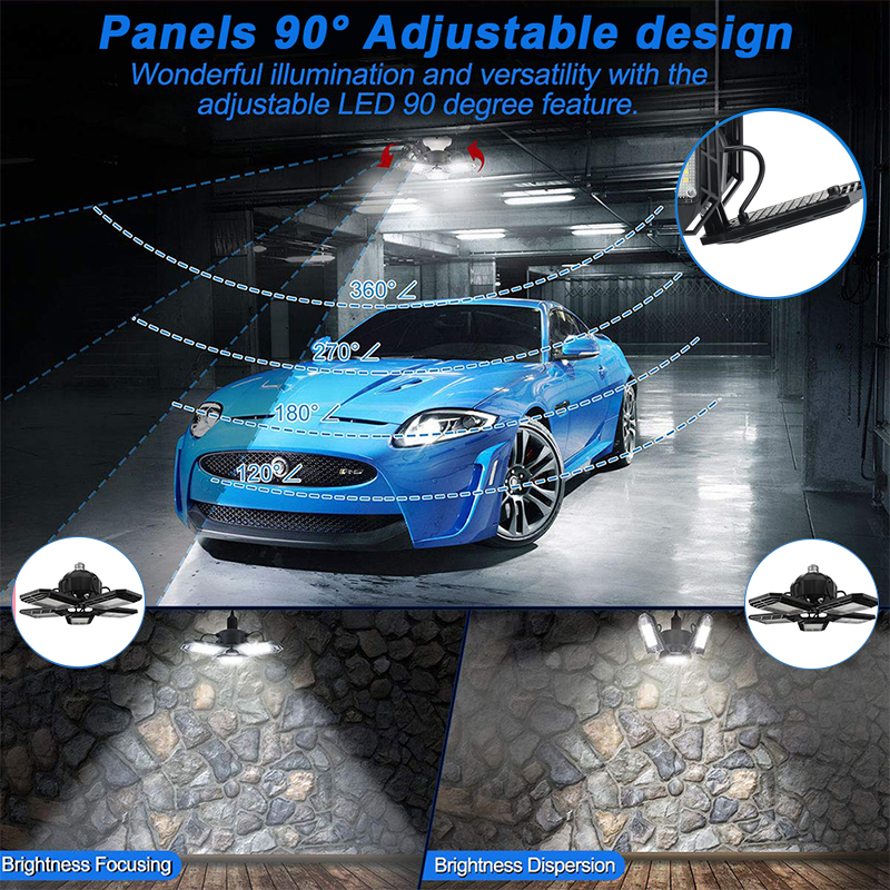 248-LED-5-Panels-Deformable-Garage-Light-E27-Basement-Ceiling-Lights-Folding-LED-Workshop-Fixture-1860892-9