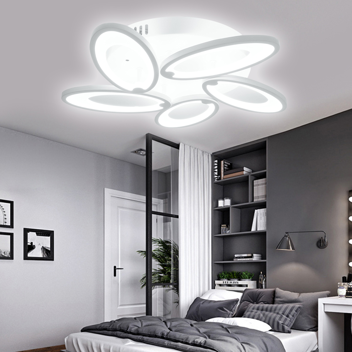 5-Heads-Modern-LED-Ceiling-Acrylic-Home-Lights-Home-Chandelier-LampRemote-3200-6500K-1793901-2