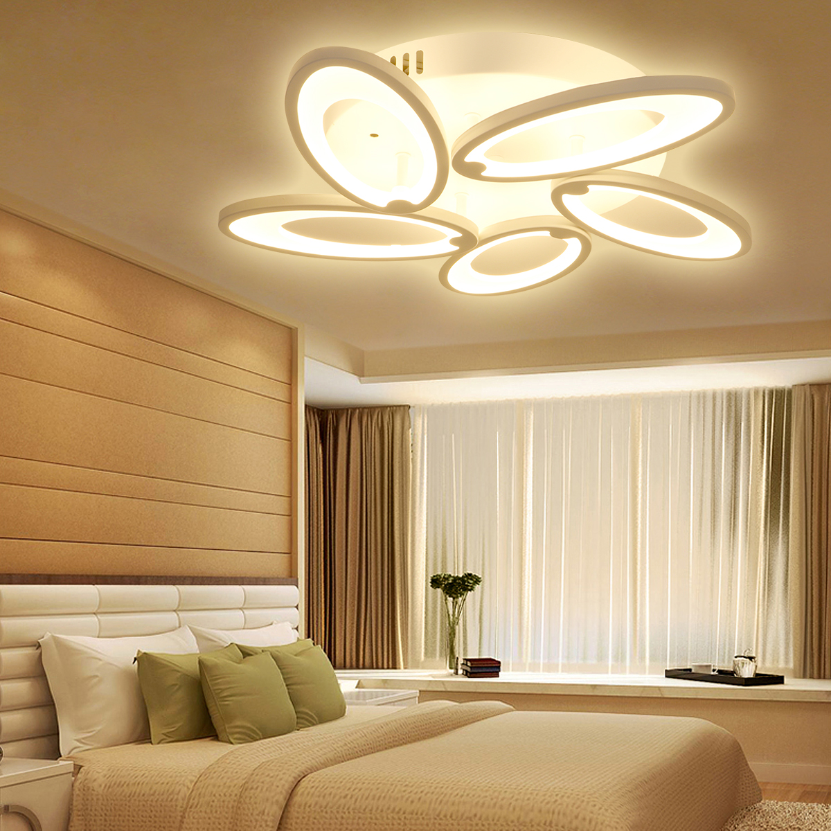 5-Heads-Modern-LED-Ceiling-Acrylic-Home-Lights-Home-Chandelier-LampRemote-3200-6500K-1793901-8