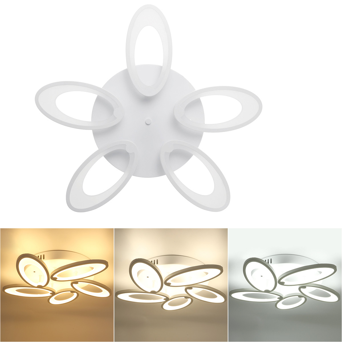5-Heads-Modern-LED-Ceiling-Acrylic-Home-Lights-Home-Chandelier-LampRemote-3200-6500K-1793901-9