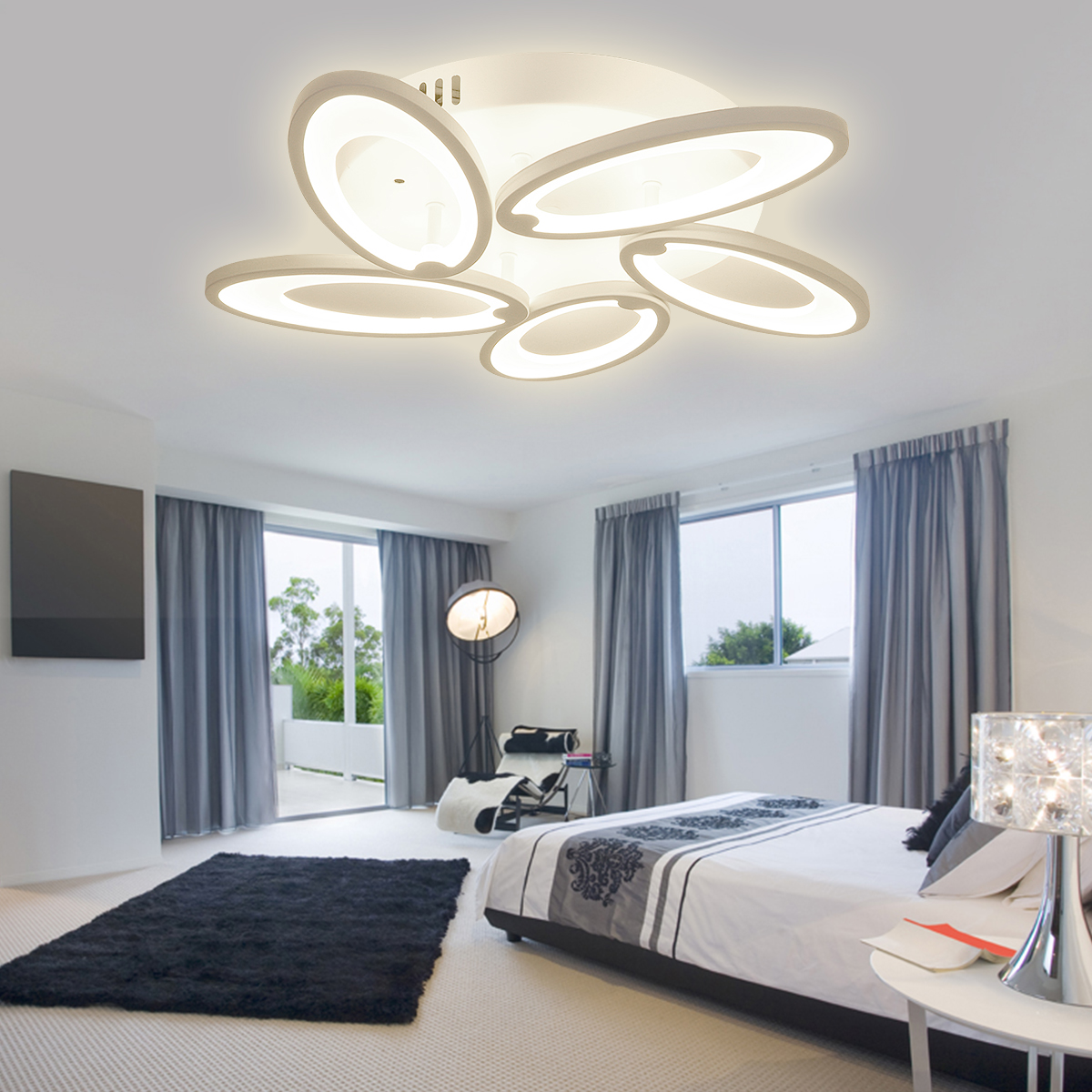 5-Heads-Modern-LED-Ceiling-Acrylic-Home-Lights-Home-Chandelier-LampRemote-3200-6500K-1793901-10