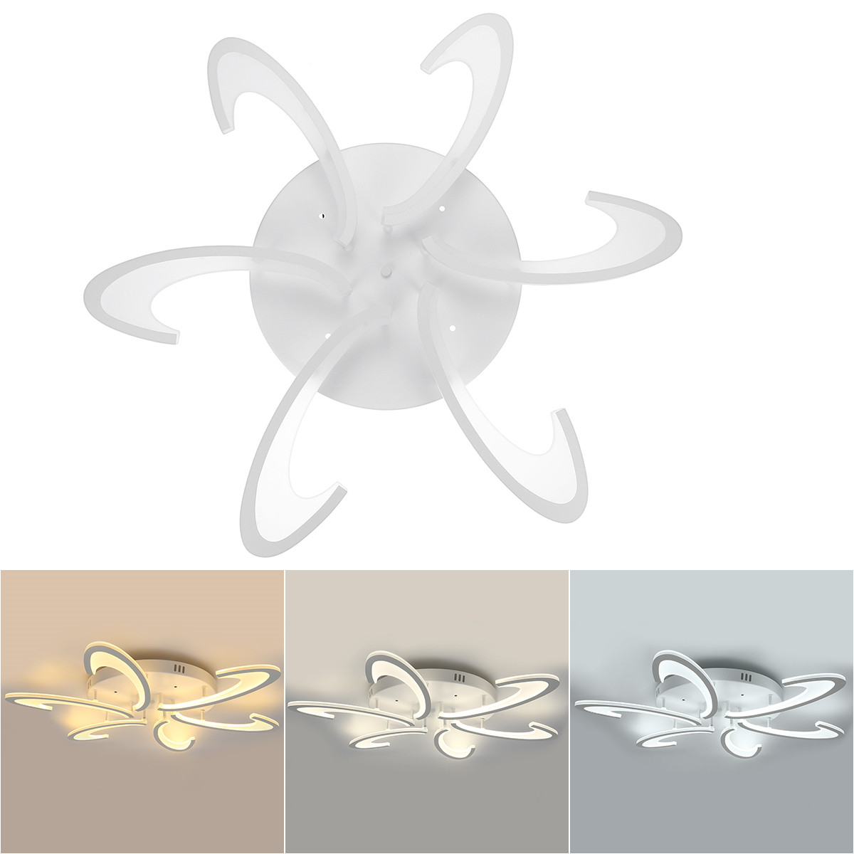 6-Heads-Modern-LED-Acrylic-Ceiling-Lamp-Pendant-Light-Chandeliers-BedroomRemote-Control-1793884-5