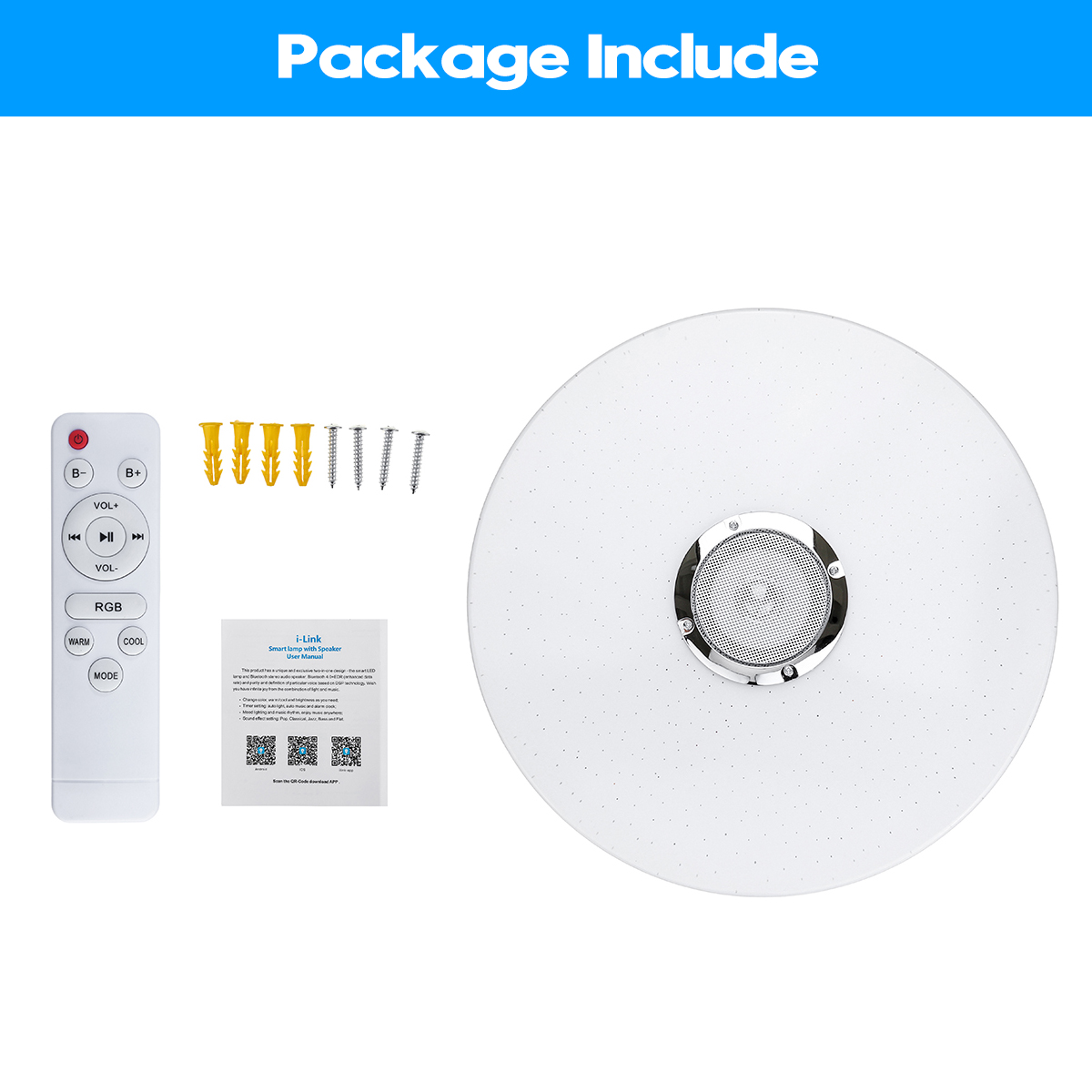 72W-Smart-LED-Ceiling-Light-Lamp-RGB-bluetooth-Music-Speaker-Bedroom-Wall-Lamp-1786950-8
