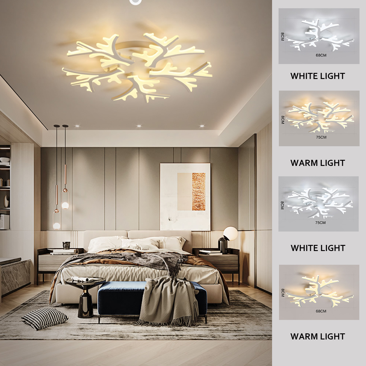 LED-Ceiling-Light-Pendant-Lamp-Hallway-Bedroom-Dimmable-Remote-Fixture-Decor-1795825-1