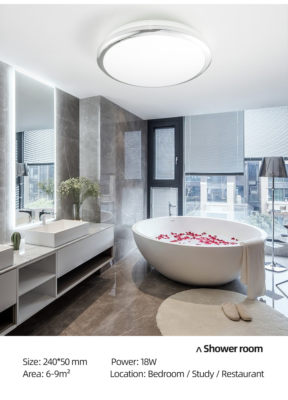 ZEROUNO-Modern-LED-Ceiling-Light-Waterproof-Bathroom-Round-Lamp-Washroom-Toilet-18243032W-Motion-Sen-1809506-13