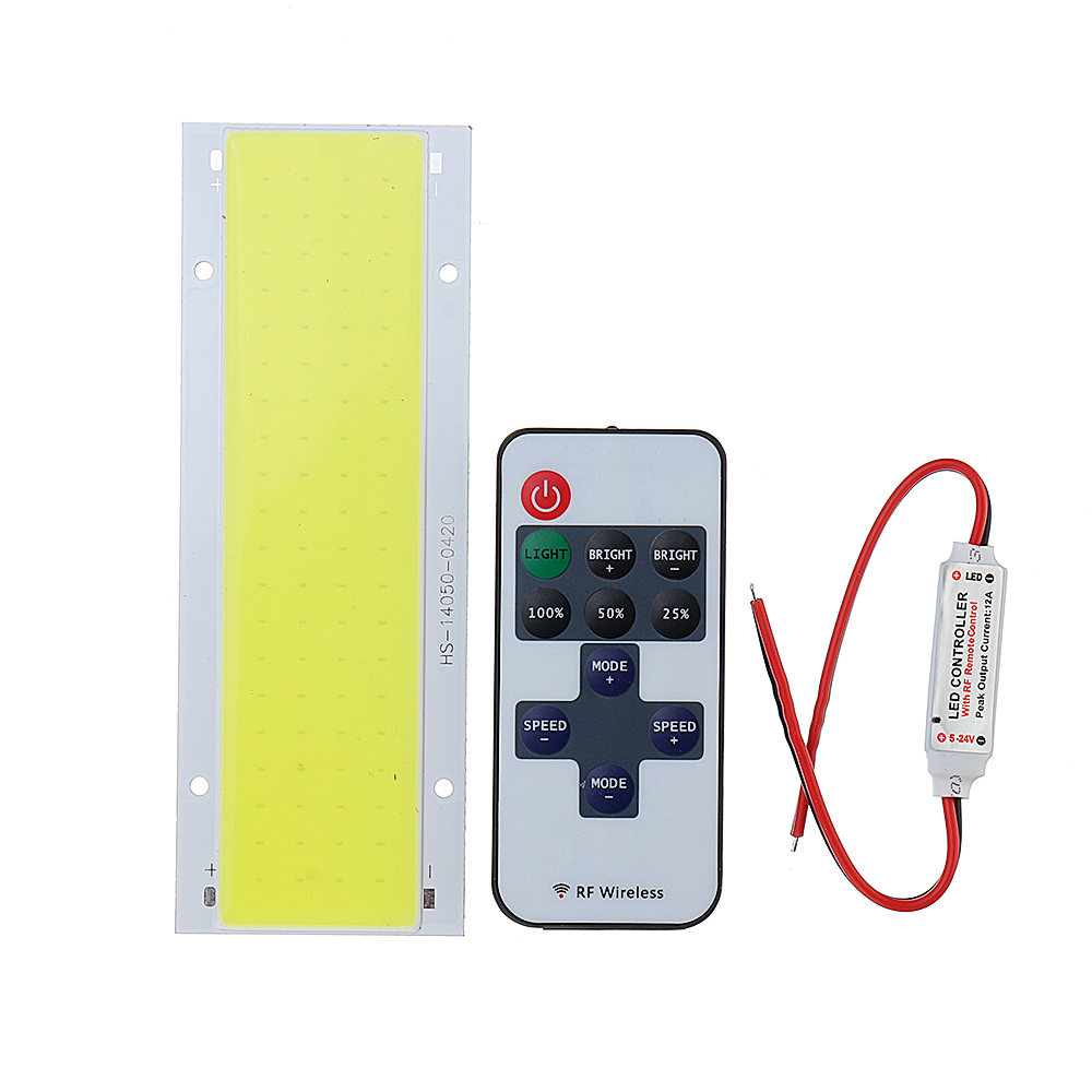 DC12V-WhiteWarm-White-COB-LED-Chip-DIY-with-Remote-Controller-for-Car-1495573-2