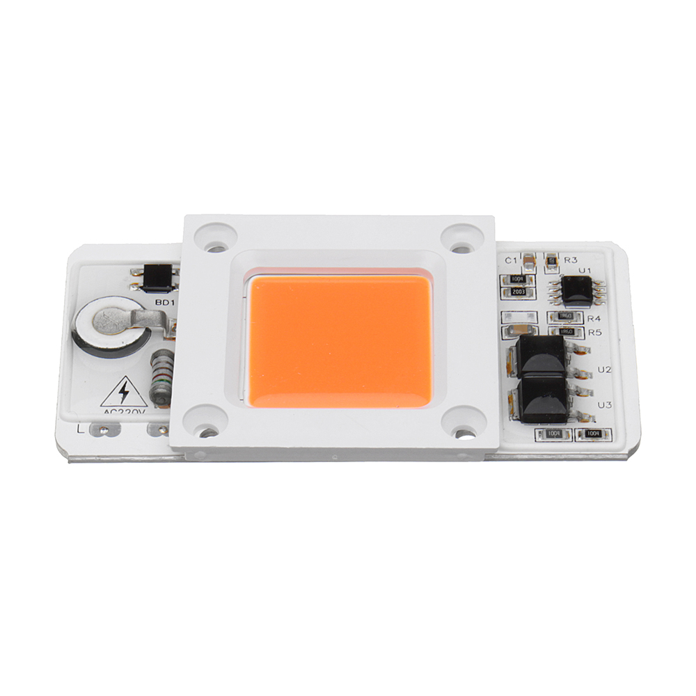 LUSTREON-50W-BlueRedGreen-Light-Non-drive-Thunder-Protection-COB-LED-Chip-for-DIY-Grow-Light-1321317-7