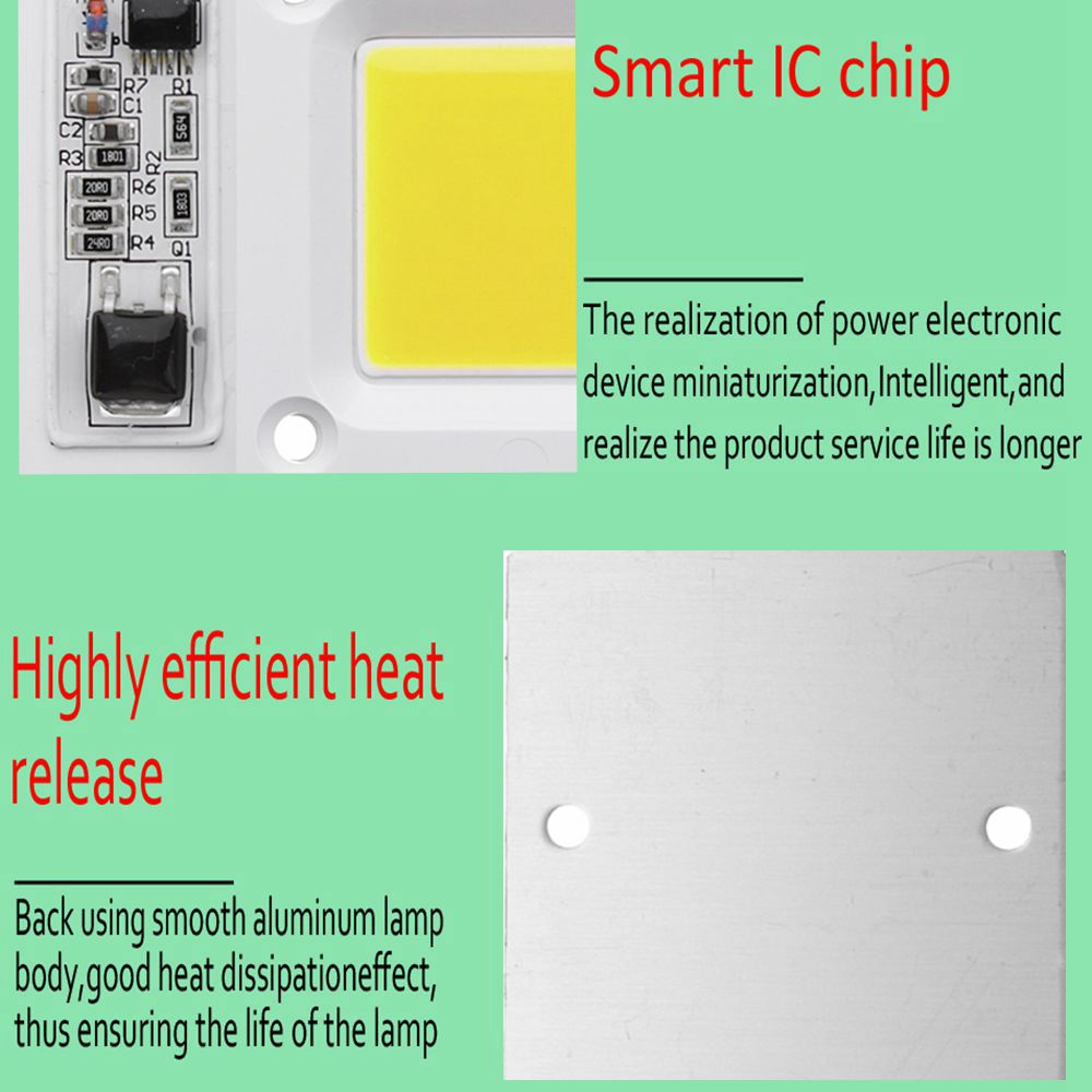 LUSTREON-50W-Non-drive-Thunder-Protection-COB-LED-Chip-for-DIY-Flood-Light-Spotlight-AC180-300V-1320495-4