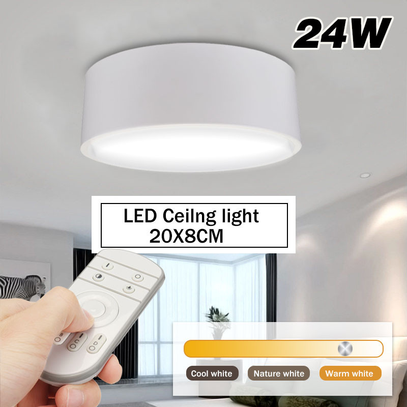 24W-Round-LED-Dimming-Ceiling-Light-Fixture-Kitchen-Bedroom-Down-Lamp-AC110-240V-1403427-2