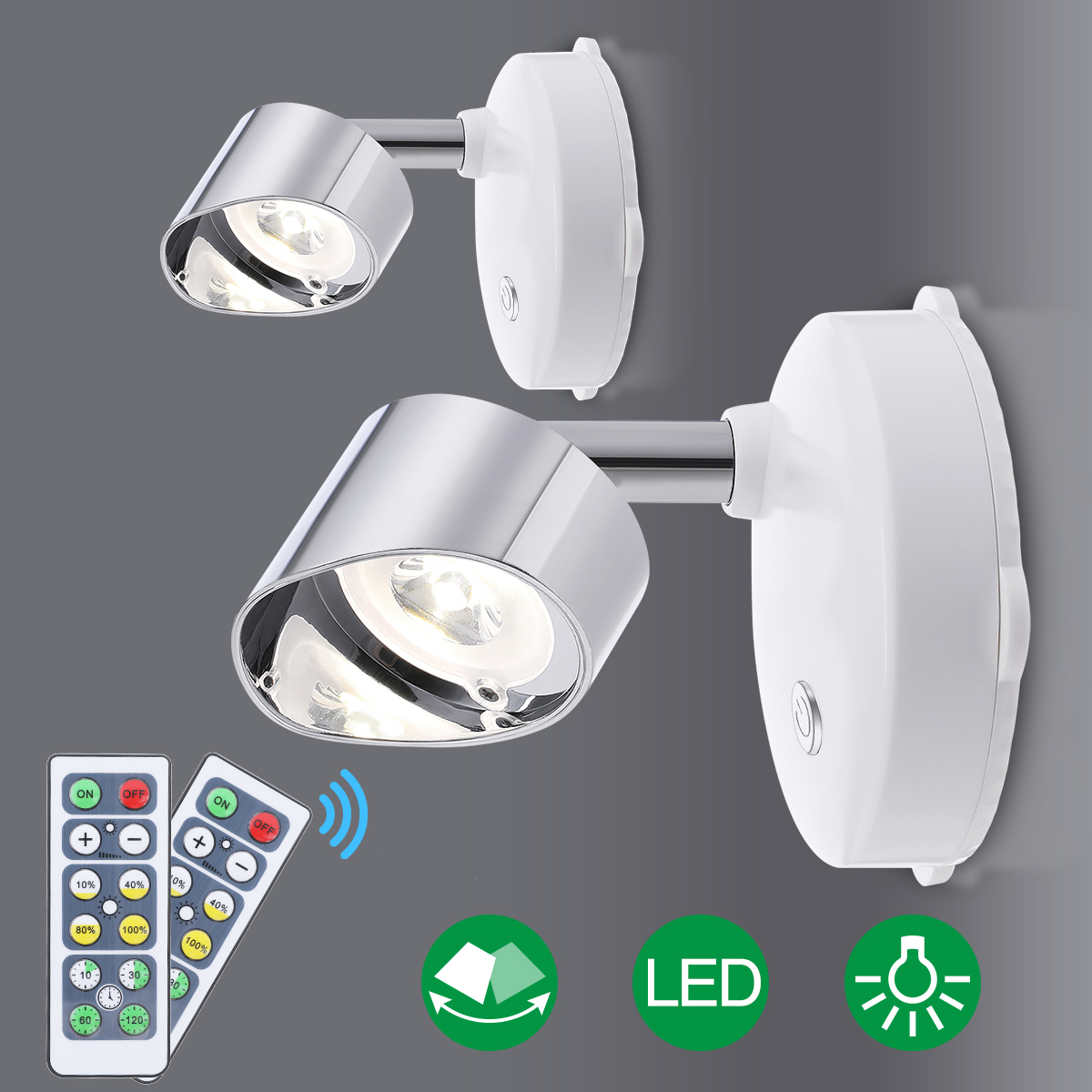 2PCS-Elfeland-Battery-Powered-LED-Cabinet-Light-Remote-Control-Spotlighting-for-Showcase-Home-Hotel-1675433-1