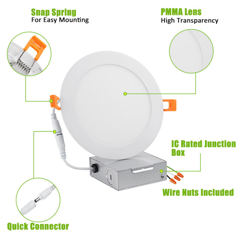 612-Pcs-6Inch-LED-Recessed-Light-Panel-12W-with-Junction-Box-Dimmable-Can-Down-Lighting-1729878-3