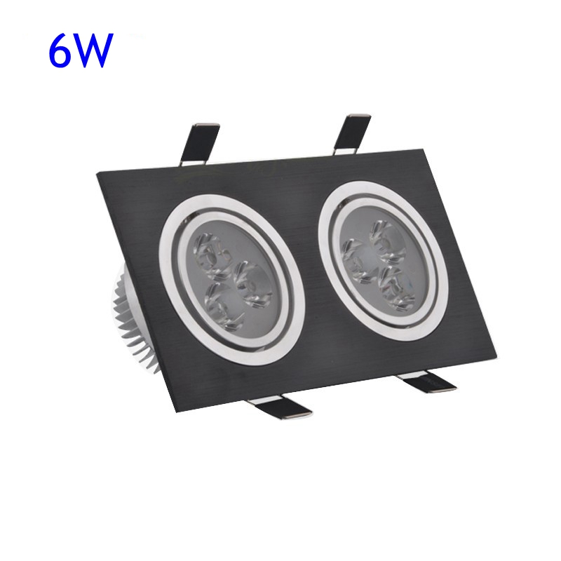 6W10W14W18W24W30W36W-Double-heads-Black-LED-Ceiling-Recessed-Light-Down-Light-85-260V-1055945-3
