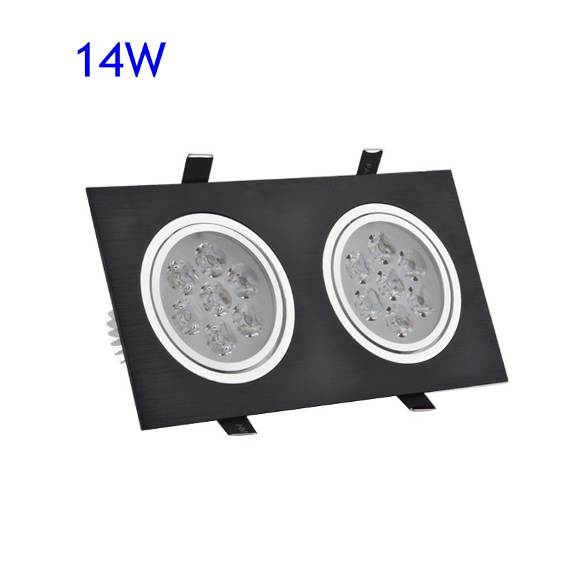 6W10W14W18W24W30W36W-Double-heads-Black-LED-Ceiling-Recessed-Light-Down-Light-85-260V-1055945-5
