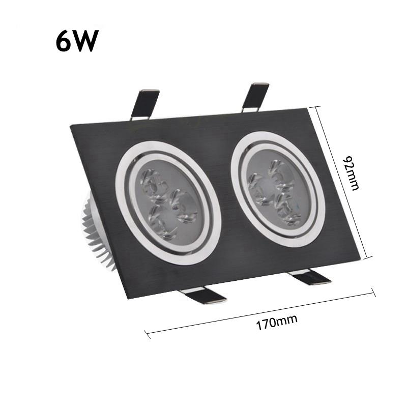 6W10W14W18W24W30W36W-Double-heads-Black-LED-Ceiling-Recessed-Light-Down-Light-85-260V-1055945-8