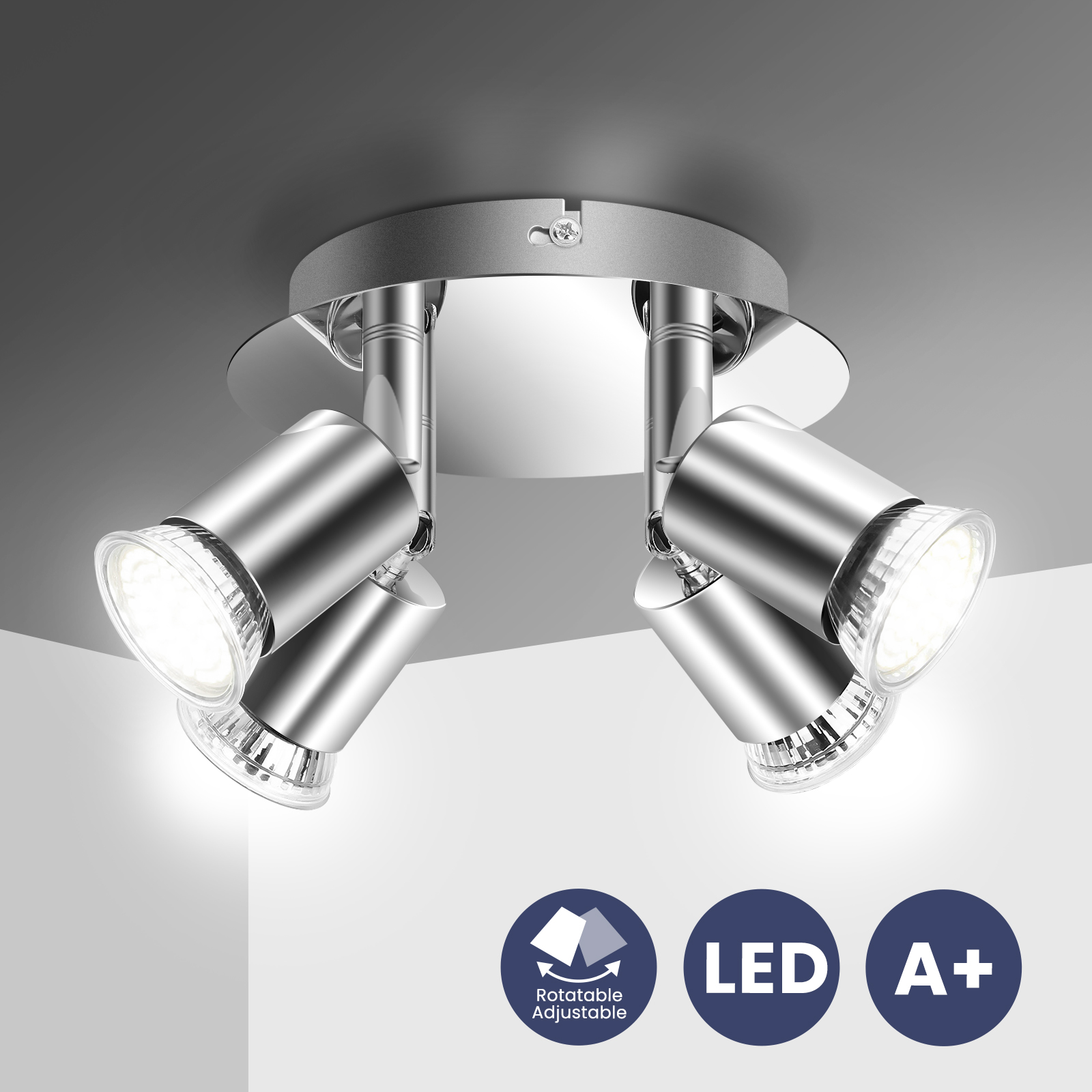Elfeland-100-220V-4-Way-GU10-LED-Rotatable-Ceiling-Light-Lamp-Bulb-Spotlight-Fitting-Home-Lighting-1888430-1