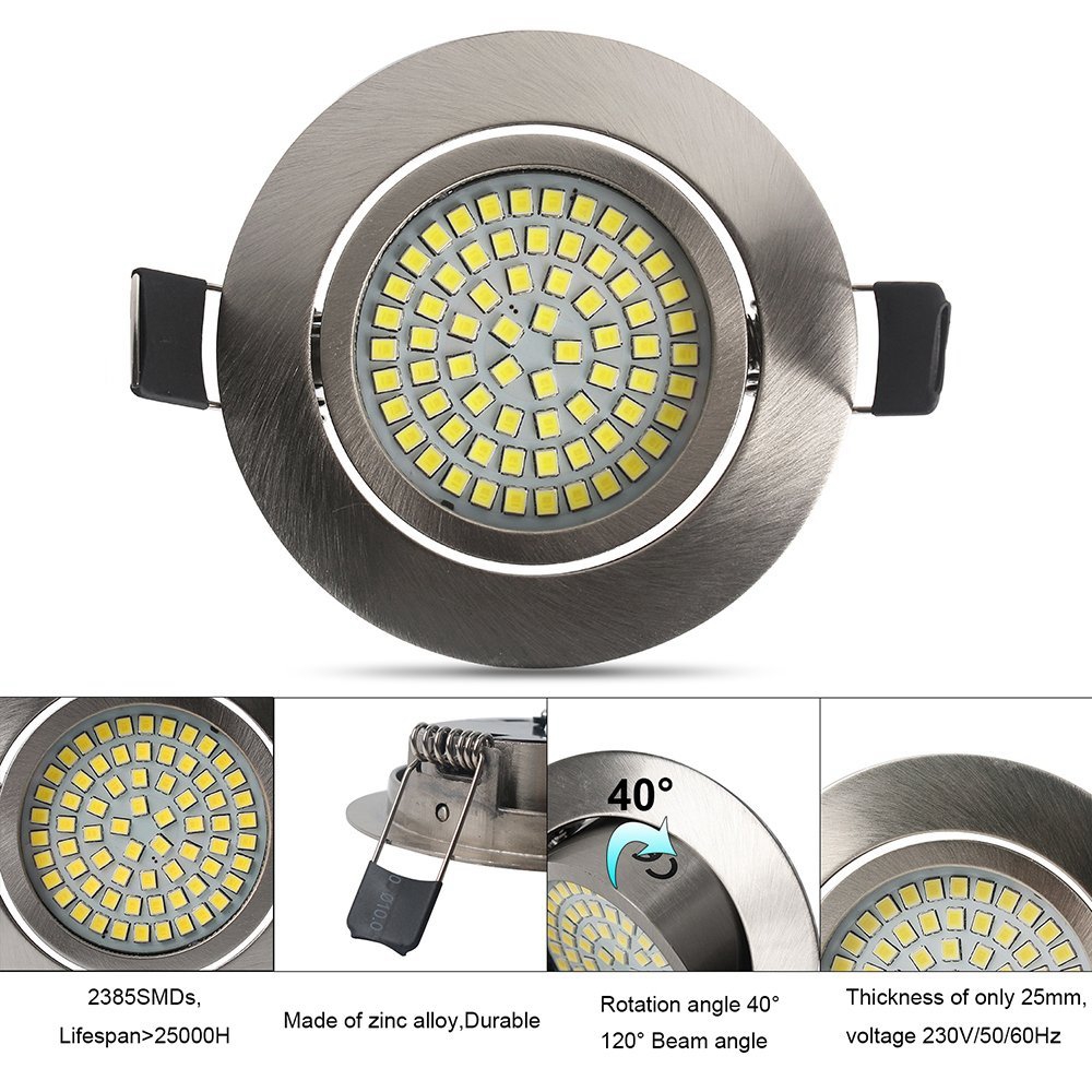 LUSTREON-5W-64-LED-490lm-Round-Recessed-Ceiling-Down-Light-Dimmable-Spotlight-AC220V-240V-1296685-4