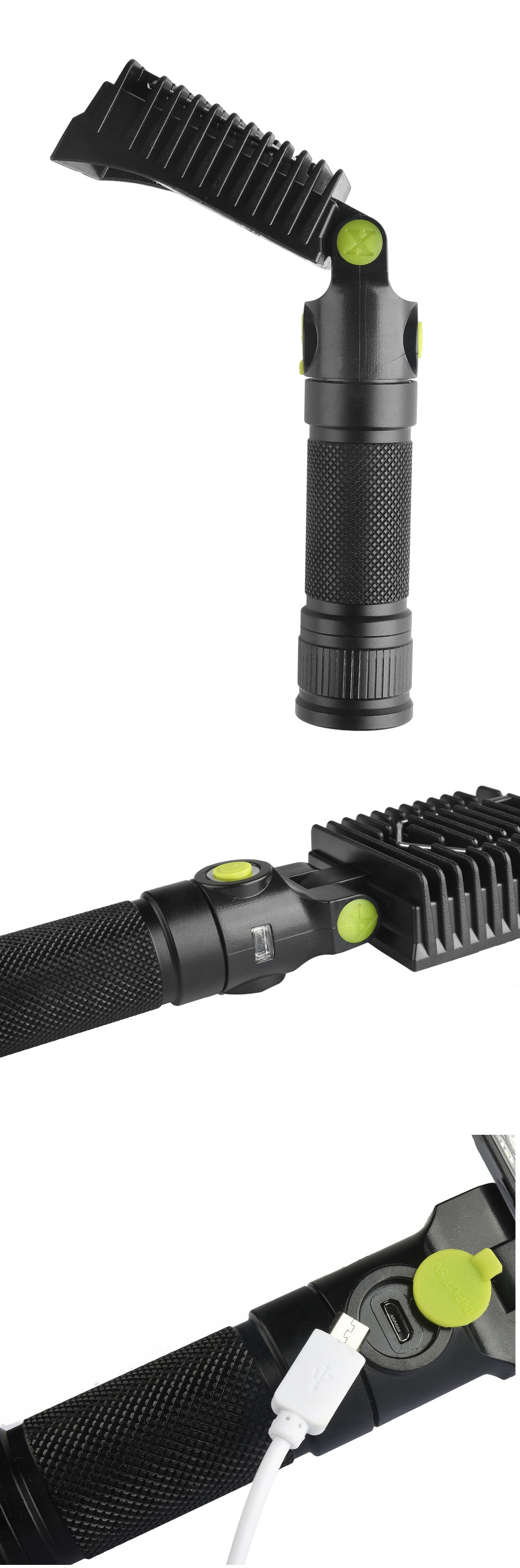 BIKIGHT-190B-16x-COB-4Colors-4Modes--180deg-Adjustable-Head-Magnetic-Tail-USB-LED-Flashlight-1303589-5