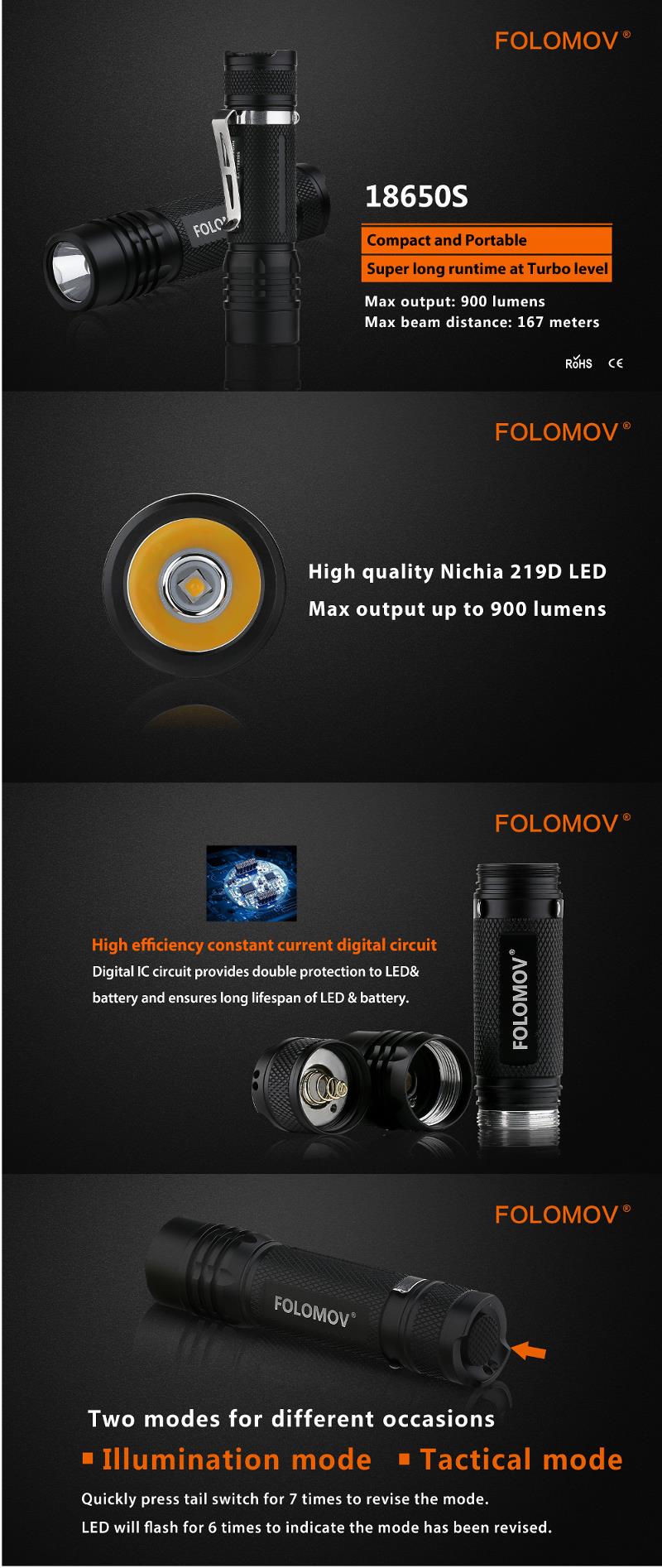 FOLOMOV-18650S-900-Lumens-15-Modes-IPX-8-Waterproof-39-Inch-Length-Nicha-219D-Led-Compact-18650-Tact-1368894-1