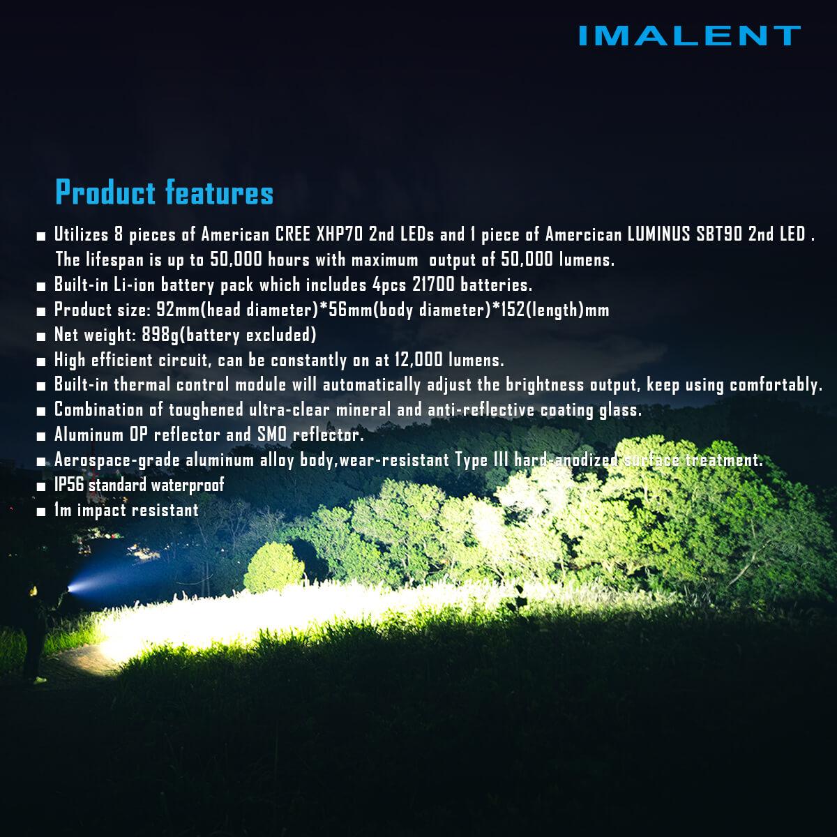 IMALENT-MR90-50000-Lumen-High-Power-Output-Strong-Flashlight-8XHP7021SBT902-1586m-Long-Range-21700-P-1960560-16