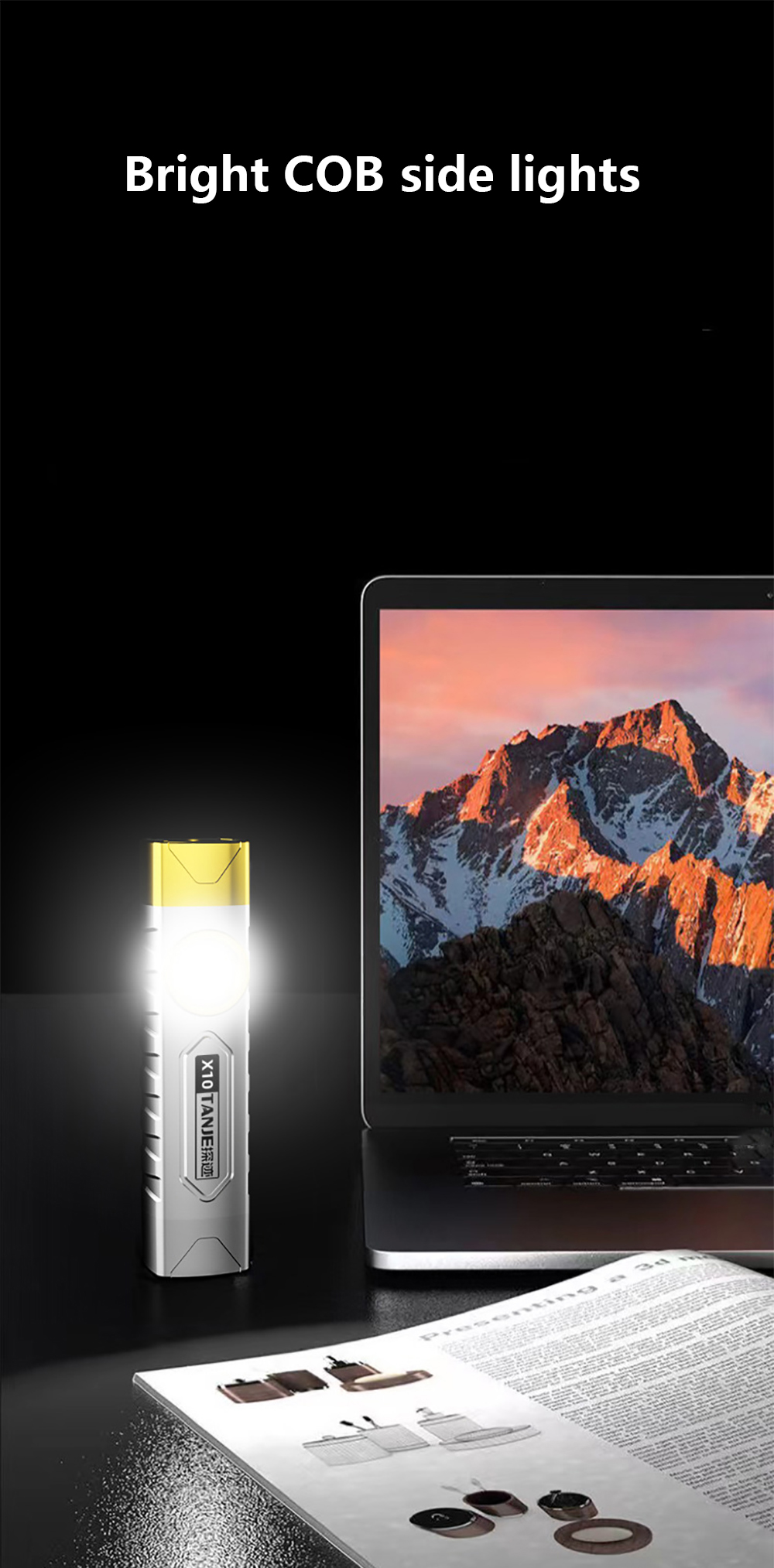 TANJE-X10-T8-2000mAh-USB-Rechargeable-LED-Flashlight-With-Bright-COB-Side-Light-IPX6-Waterproof-Port-1950739-3