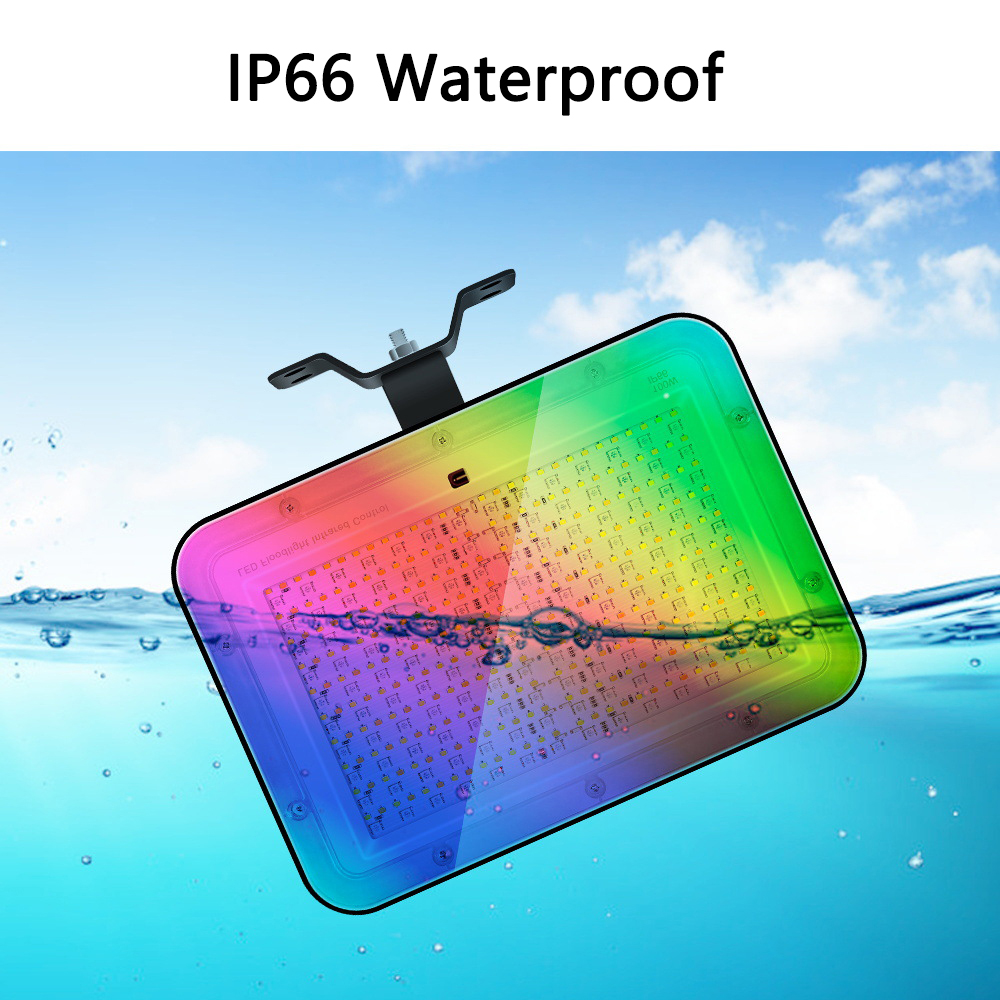 15W35W60W100W-RGB-LED-Floodlight-IP66-Waterproof-360deg-Angle-Adjustable-Efficient-Heat-Dissipation--1948125-2