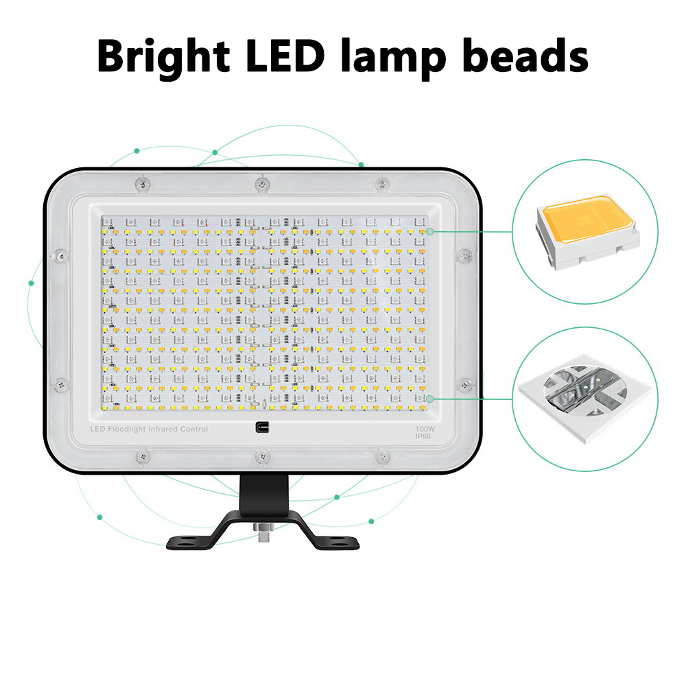 15W35W60W100W-RGB-LED-Floodlight-IP66-Waterproof-360deg-Angle-Adjustable-Efficient-Heat-Dissipation--1948125-3