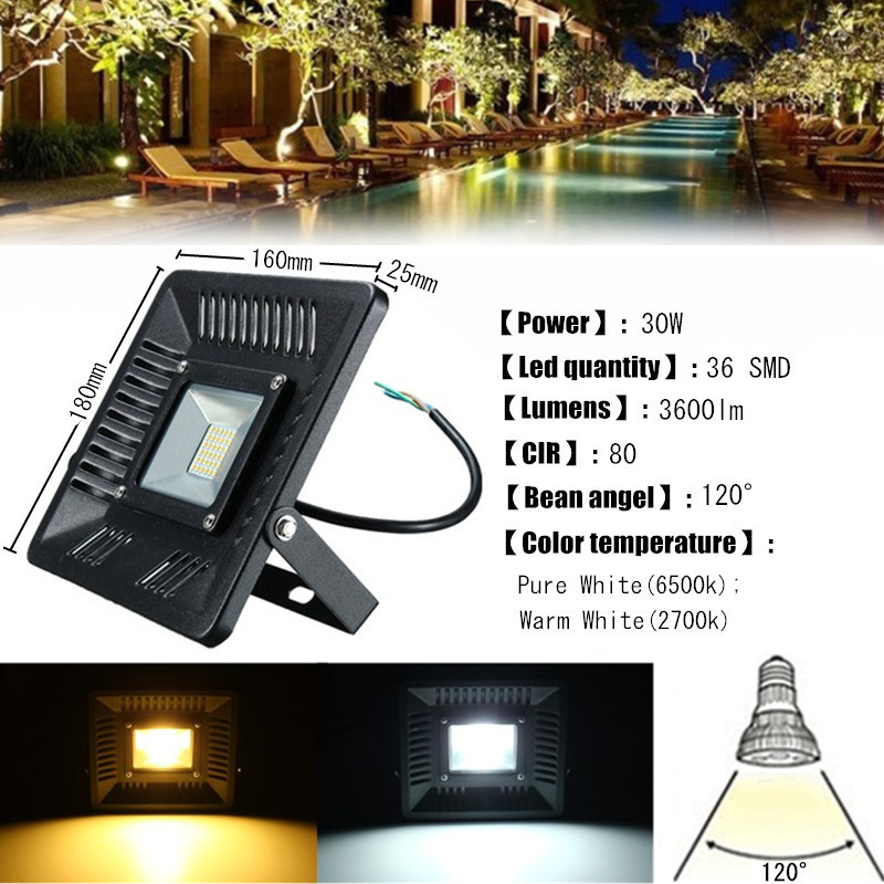 30W-Waterproof-Outdooors-LED-Ultra-Thin-Flood-Spot-Lightt-Landscape-Garden-Yard-Lamp-1111197-2