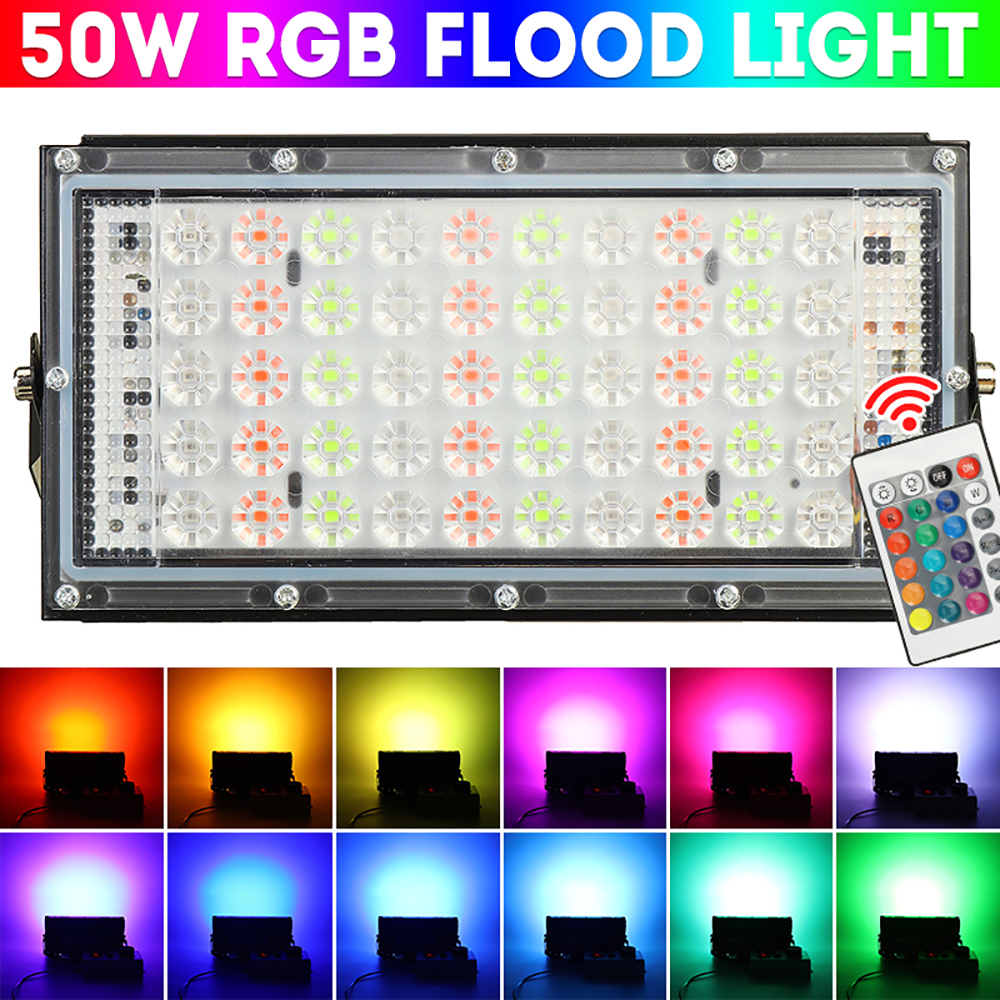 50W-RGB-LED-Floodlight-50LED-AC220240V-IP65-Waterproof-Outdoor-Spotlight-Support-Remote-Control-1939415-1