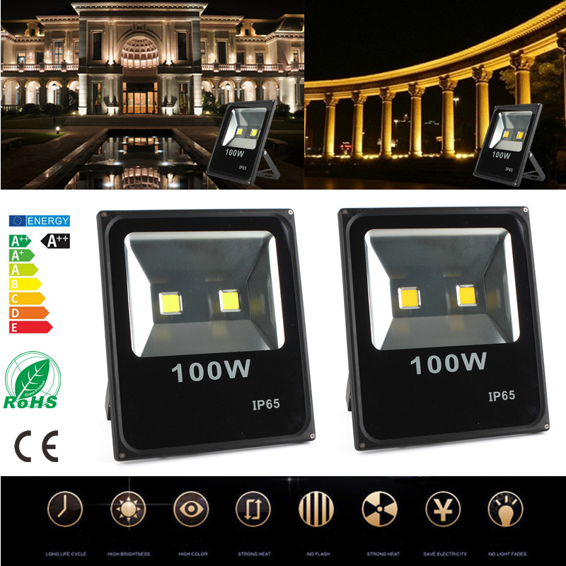 50W-Waterproof-LED-Ultra-Thin-Flood-Light-Outdooors-Garden-Spot-Lightt-Landscape-Lamp-1122851-1