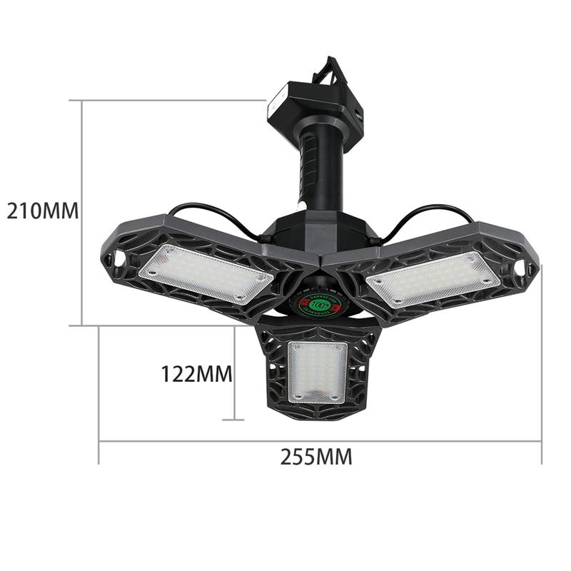 60W-80W-LED-Garage-Shop-Work-Flood-Light-Home-Ceiling-Fixture-Deformable-Lamp-AC85-265V-1585813-8