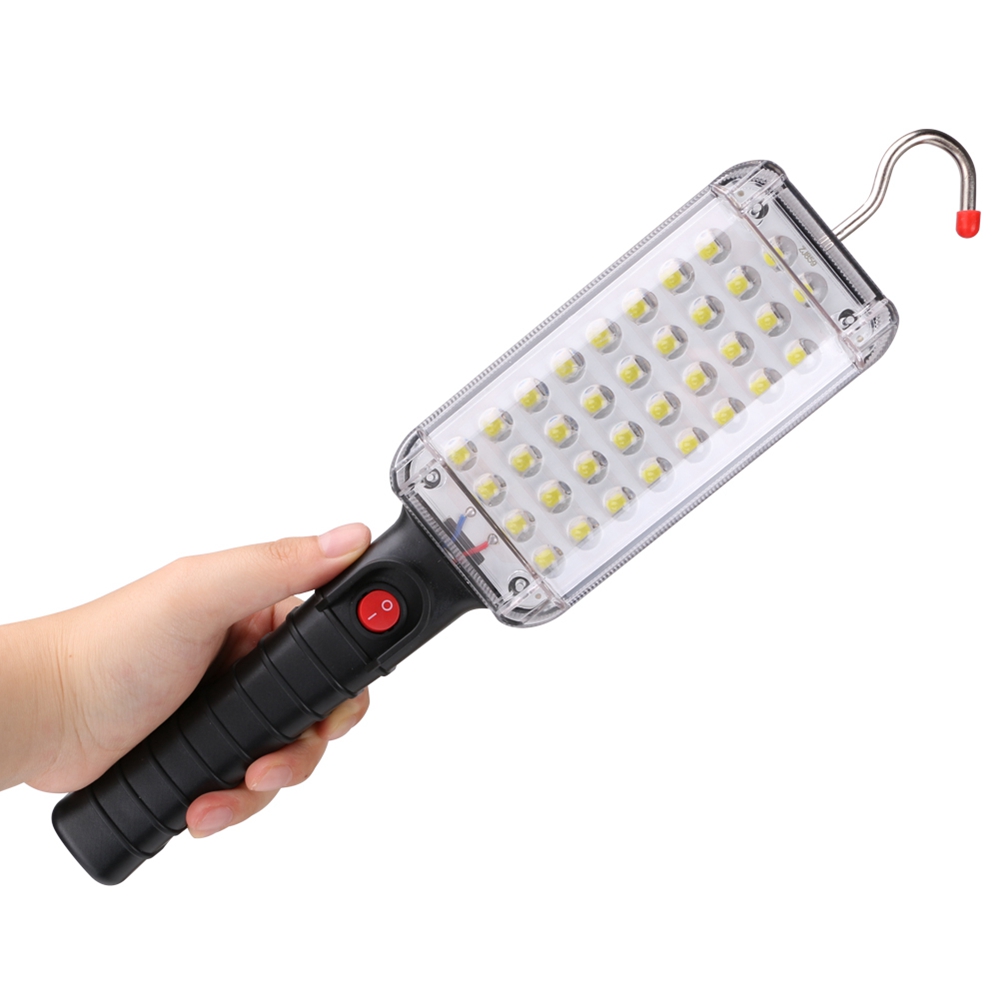 Portable-34-LED-Flashlight-Magnetic-Torch-USB-Rechargeable-Work-Light-Hanging-Hook-Tent-Lamp-Lantern-1415290-1