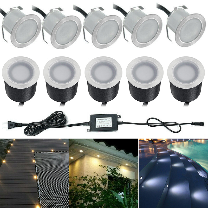 10x-32MMLED-Deck-Stair-Light-Waterproof-Yard-Garden-Pathway-Patio-Landscape-Lamp-with-EU-Plug-1685493-1