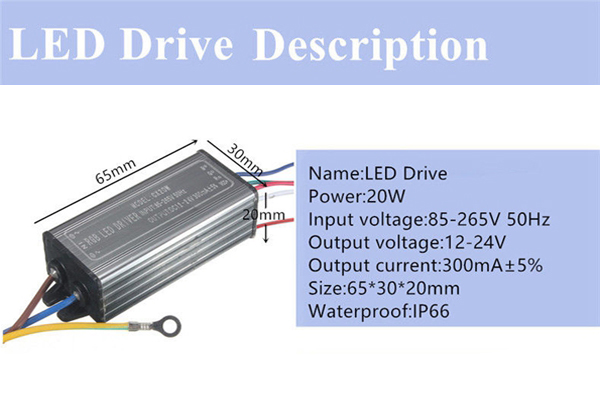 20W-RGB-LED-Chip-Light-Lamp-Driver-Power-Supply-Waterproof-IP66-With-Remote-Control-1053211-1